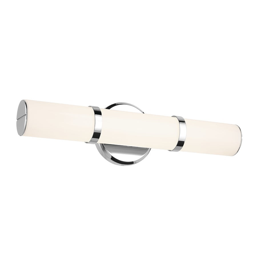 Kichler Rosh 1 Light Wall Sconce, Chrome/White - 55187CHLED