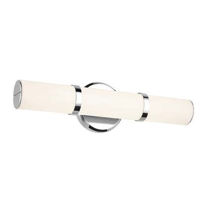 Kichler Rosh 1 Light Wall Sconce, Chrome/White - 55187CHLED