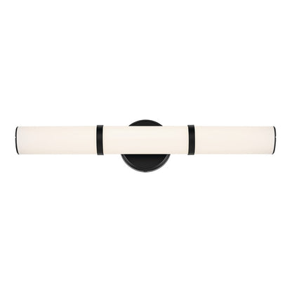 Kichler Rosh 1 Light 24" Linear Bath Medium, Black/White