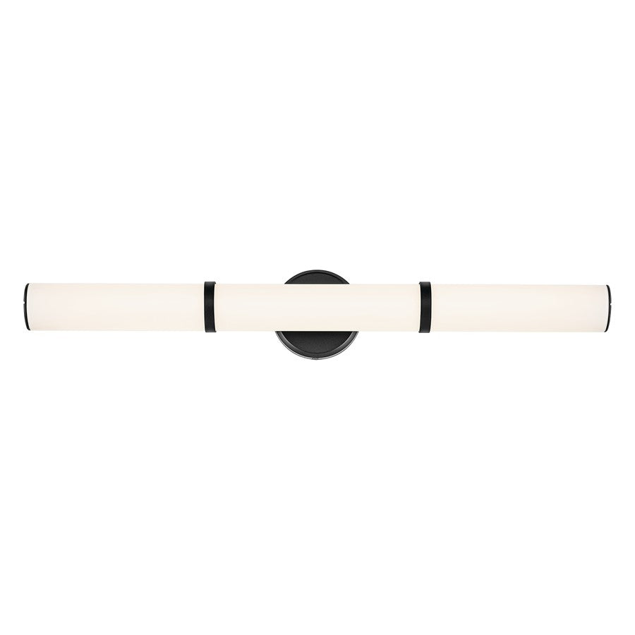 Kichler Rosh 1 Light 32" Linear Bath Large, Black/White