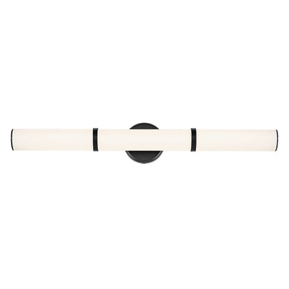 Kichler Rosh 1 Light 32" Linear Bath Large, Black/White