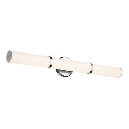 Kichler Rosh 1 Light Linear Bath Large, Chrome/White - 55189CHLED