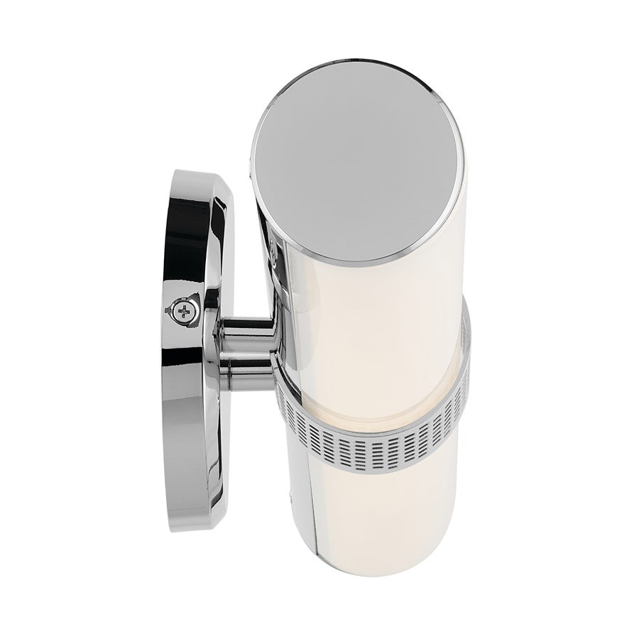 Kichler Sashi 1 Light 24" Linear Bath, Chrome/White