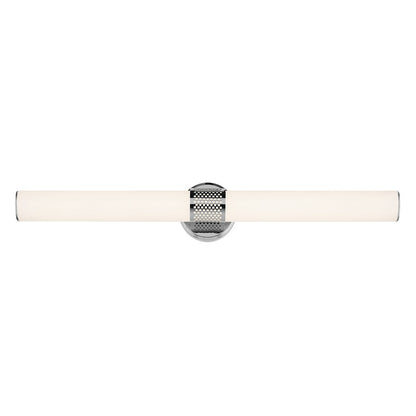 Kichler Sashi 1 Light 32" Linear Bath, Chrome/White