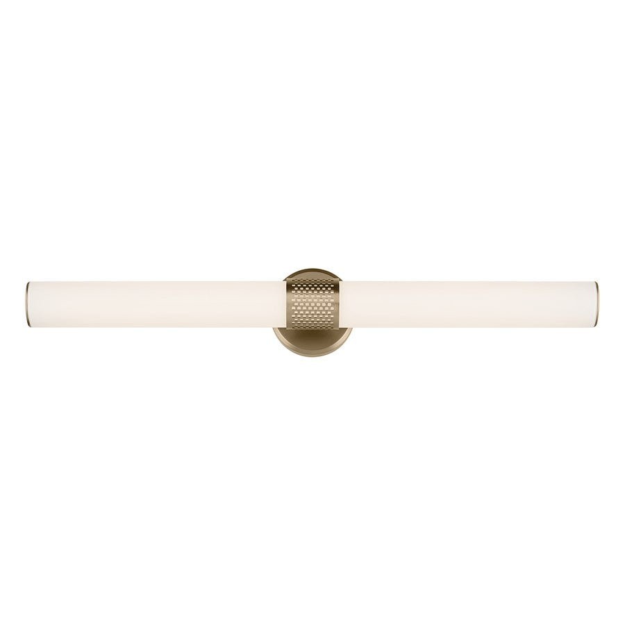 Kichler Sashi 1 Light Linear Bath Large, Champagne Bronze/White