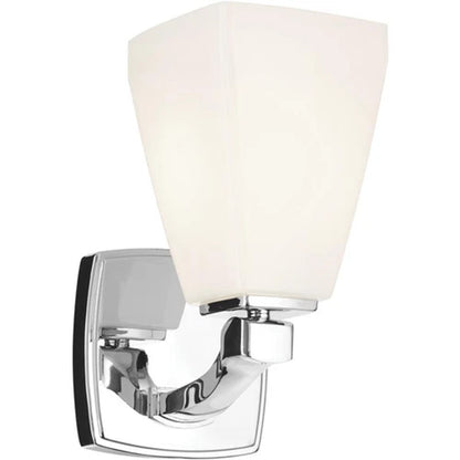 Kichler Marant 1 Light Wall Sconce, Chrome/Cased Opal - 55214CH