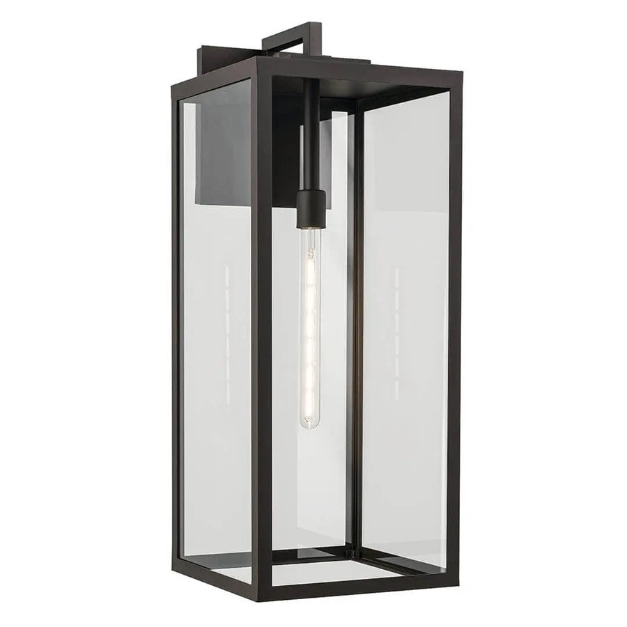 Kichler Branner 1 Light Outdoor Wall Light, Xlarge, Olde Bronze/Clear - 59114OZ