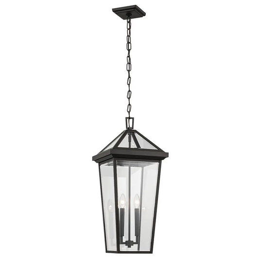 Kichler Regence 2Lt Outdoor Hanging Pendant, Olde Bronze/Clear Beveled - 59130OZ