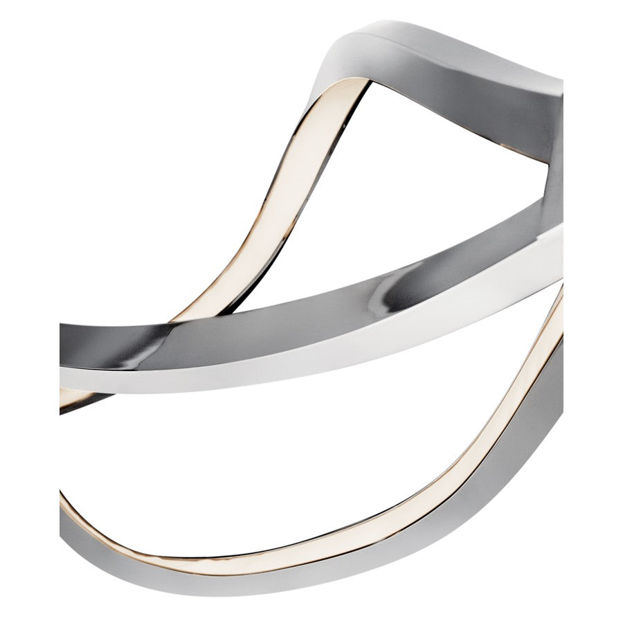 1 Light LED Chandelier, Chrome