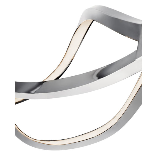 1 Light LED Chandelier, Chrome