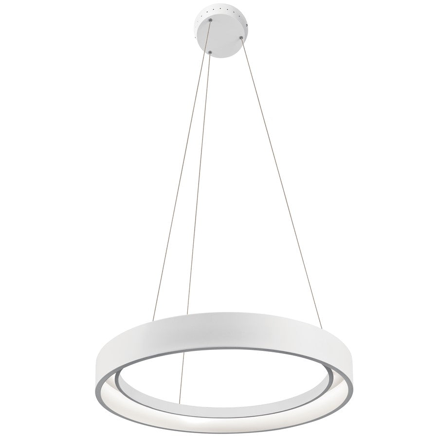 Elan Fornello 1 Light 3" Chandelier, Textured White - 83454