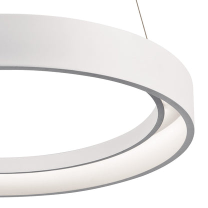 Elan Fornello 1 Light 3" Chandelier, Textured White