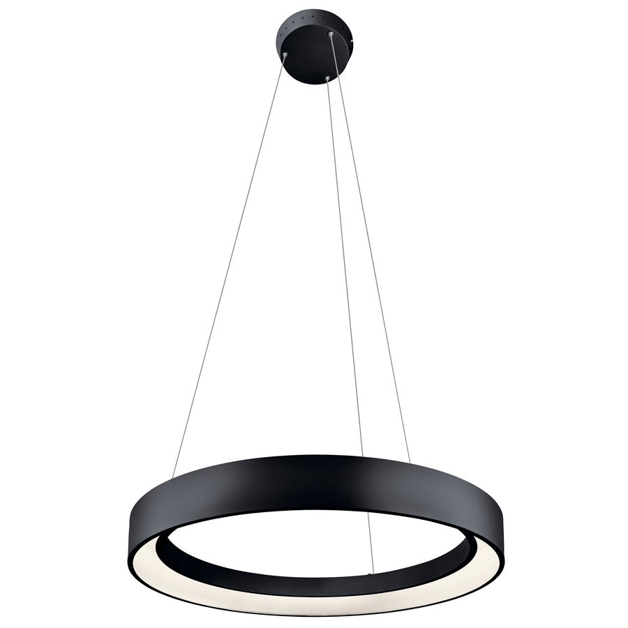 Elan Fornello 1 Light 3" Chandelier, Textured Black - 83455
