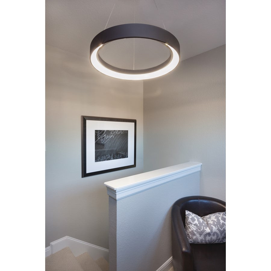 Elan Fornello 1 Light 3" Chandelier, Textured Black