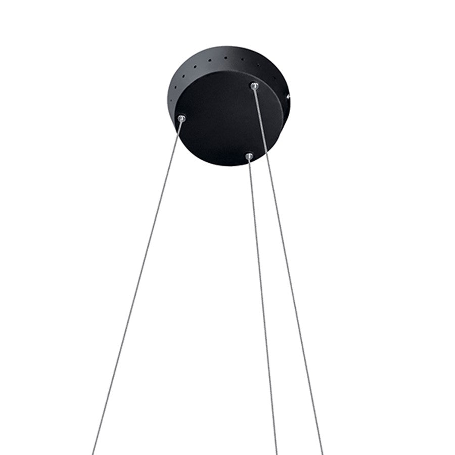 Elan Fornello 1 Light 3" Chandelier, Textured Black