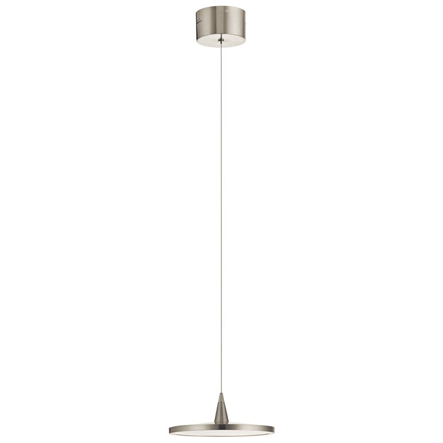 Elan Jeno 1 Light Mini Pendant, Brushed Nickel - 83963