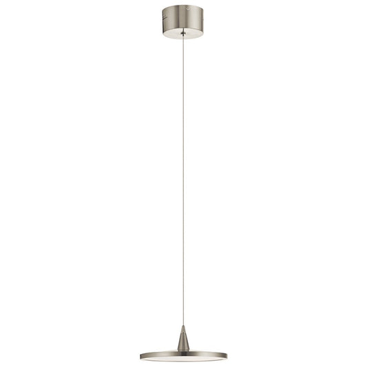 Elan Jeno 1 Light Mini Pendant, Brushed Nickel - 83963