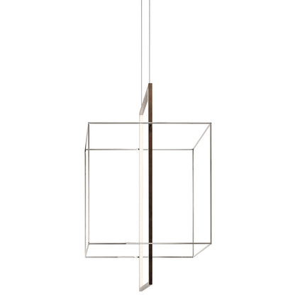 Elan Viho 2 Light LED Chandelier Foyer, Polished Nickel