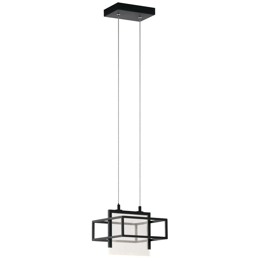 Elan Vega 1 Light Mini Pendant, Matte Black - 84052