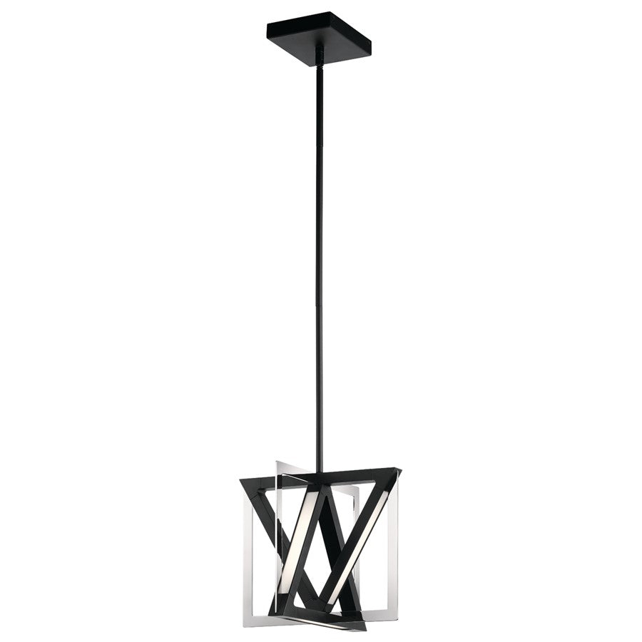 Elan Axis 5 Light LED Pendant, Matte Black - 84083