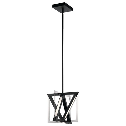 Elan Axis 5 Light LED Pendant, Matte Black - 84083