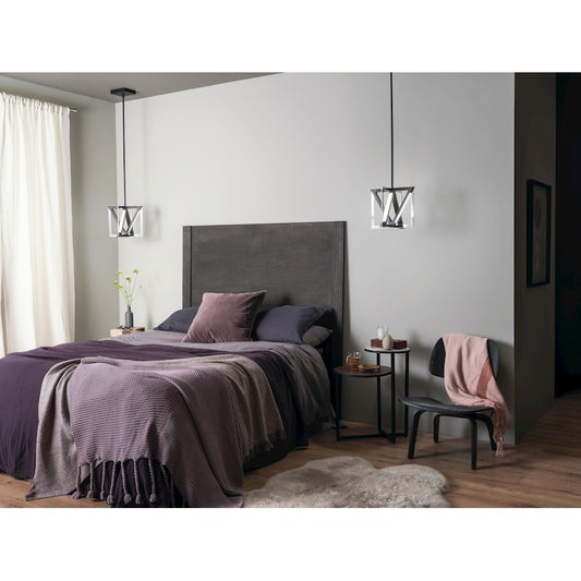 LED Pendant, Matte Black