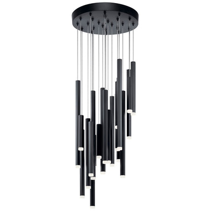 Elan Soho 24 Light Cluster Pendant, Black - 84116