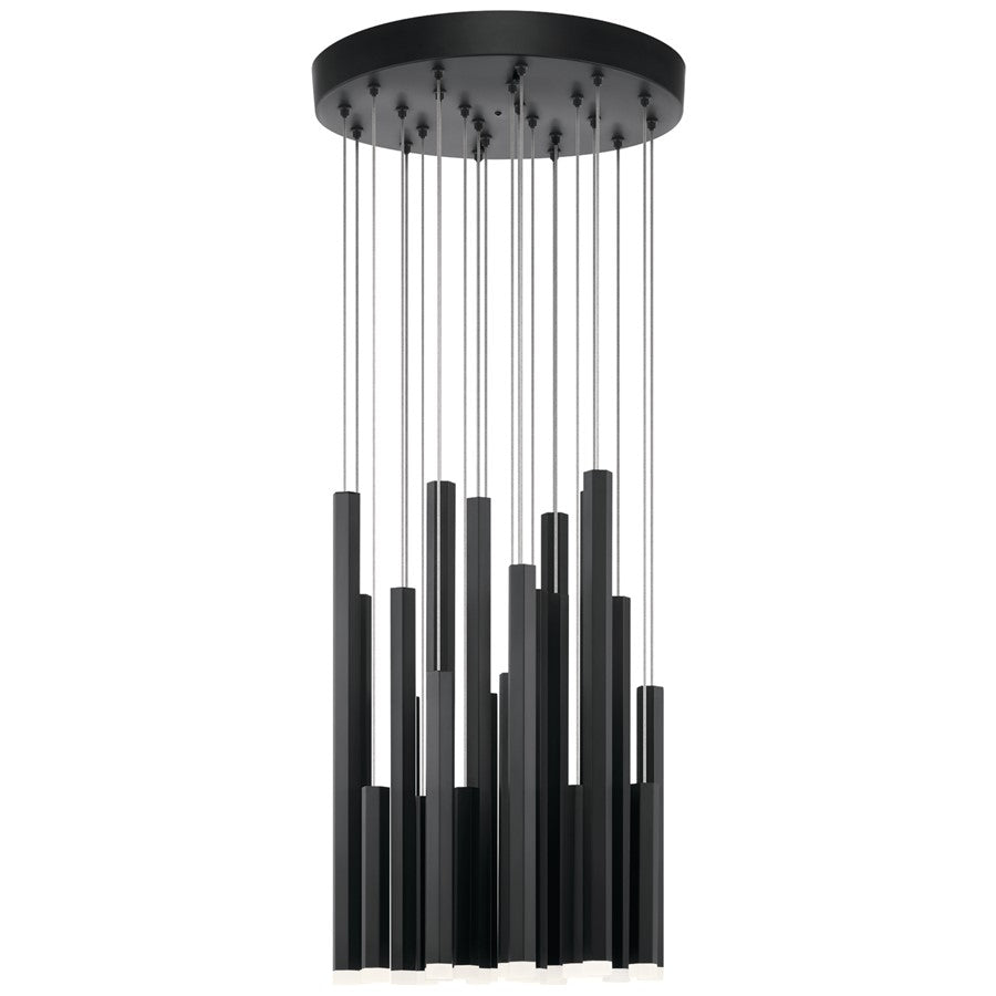 Elan Soho 24 Light Cluster Pendant, Black