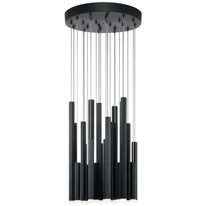 Elan Soho 24 Light Cluster Pendant, Black
