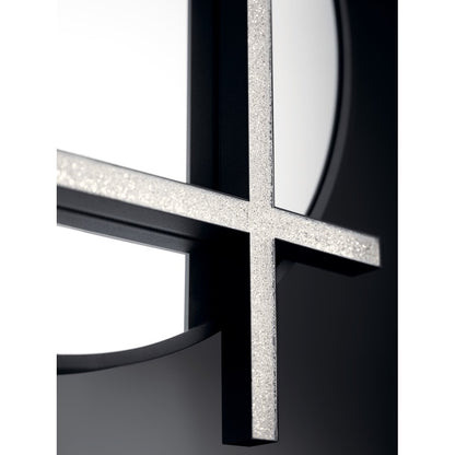 Elan Kemena Light Mirror, Matte Black/Mirror