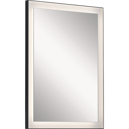 Elan Ryame 24" Lighted Mirror, Matte Black/Mirror - 84167