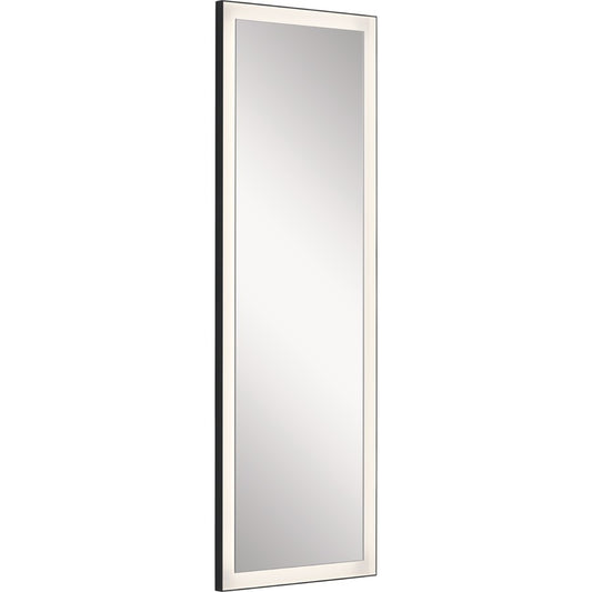 Elan Ryame 20" Lighted Mirror, Matte Black/Mirror - 84173