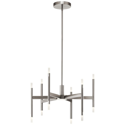 Elan Kizette 12 Light Chandelier 1 Tier, Brushed Nickel - 84175