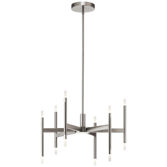 Elan Kizette 12 Light Chandelier 1 Tier, Brushed Nickel - 84175