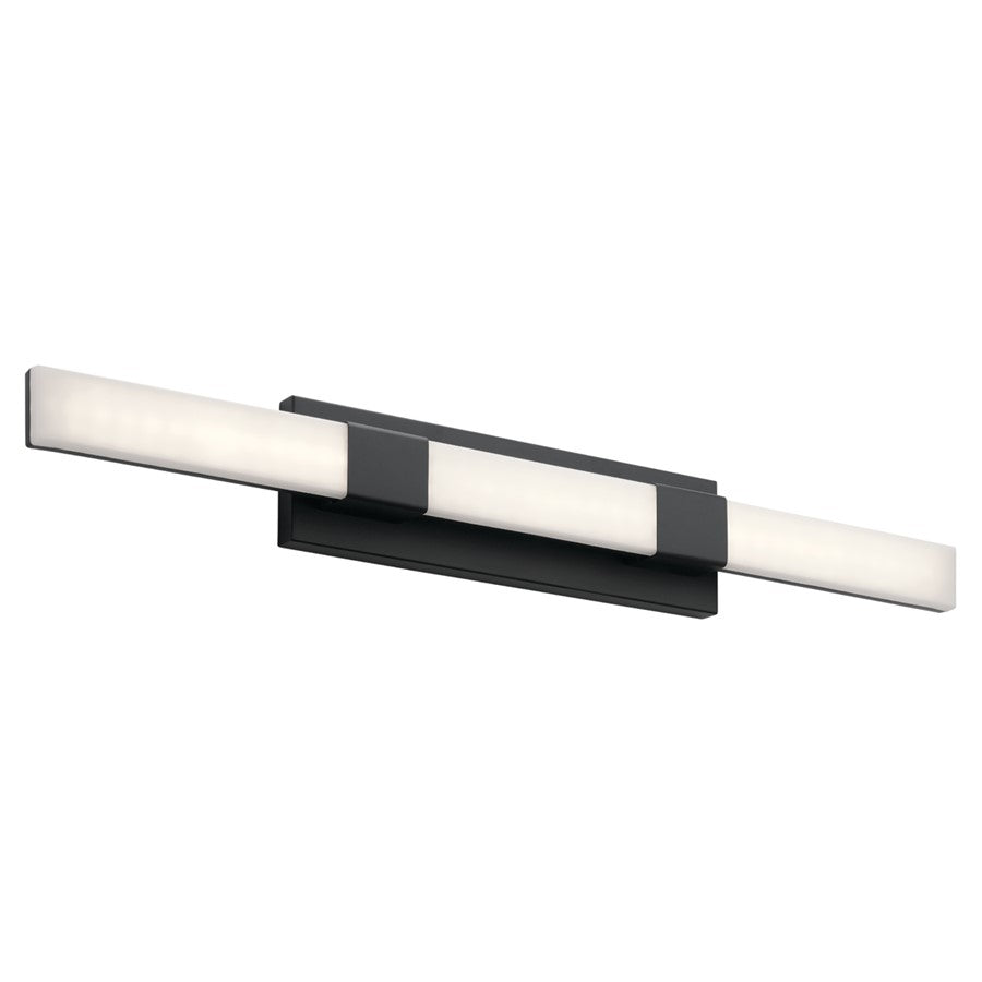 Elan Neltev 1 Light 36" Linear Bath Light, Matte Black - 84203