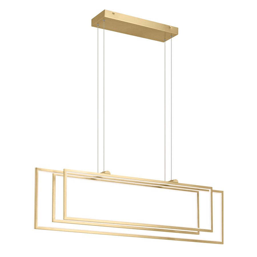 Jestin 46" LED Linear Chandelier