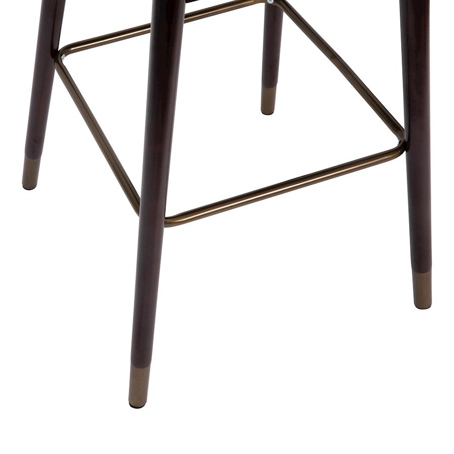 Flash Furniture Margo Barstool, Pack Of 2, Black