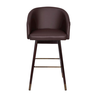 Flash Furniture Margo Barstool, Pack Of 2, Brown
