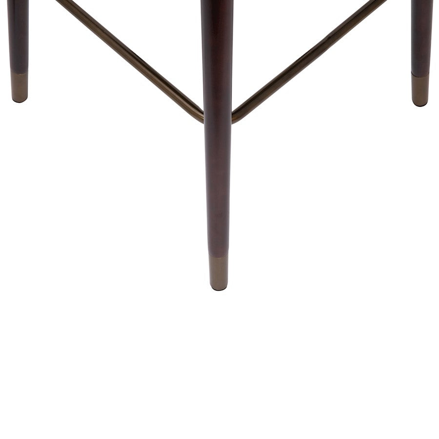 Flash Furniture Margo Barstool, Pack Of 2, Brown