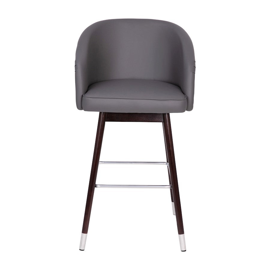 Flash Furniture Margo Barstool, Pack Of 2, Gray
