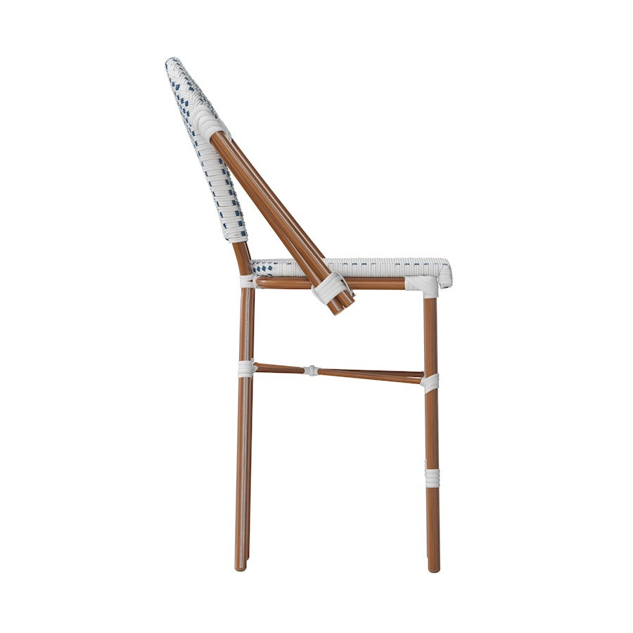 Flash Lourdes Paris Counter Stool, Set/2, WH/NV