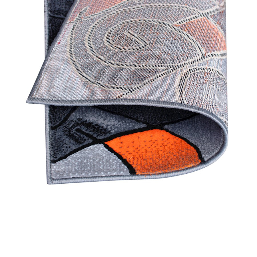 Flash Furniture Jubilee 2' X 3' Accent Rug, Orange