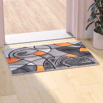 Flash Furniture Jubilee 2' X 3' Accent Rug, Orange