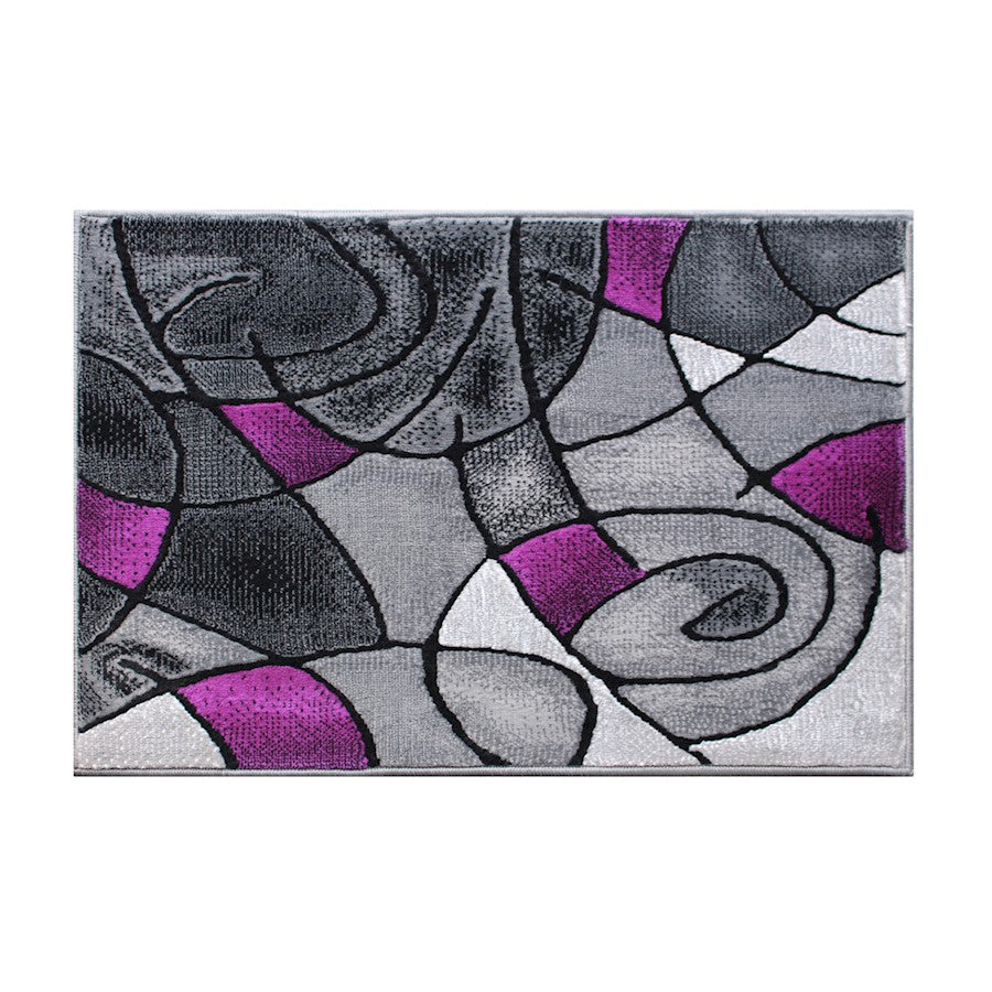 Flash Furniture Jubilee 2' X 3' Accent Rug, Purple