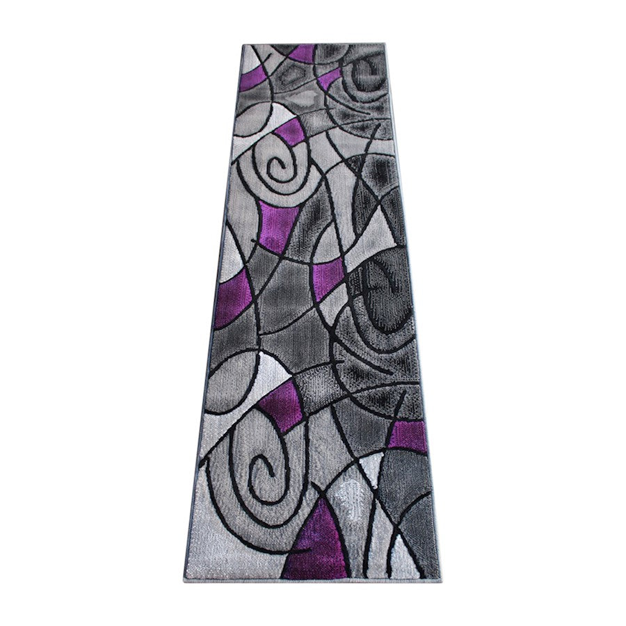 Flash Furniture Jubilee 2' X 7' Accent Rug, Purple