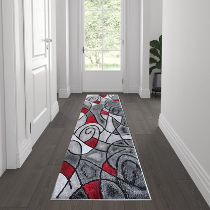 Flash Furniture Jubilee 2' X 7' Accent Rug, Red