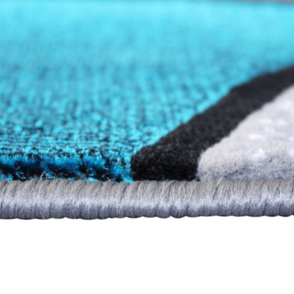 Flash Furniture Jubilee 5X7 Abstract Rug, Turquoise