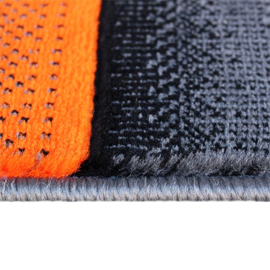 Flash Furniture Elio 8X10 Block Area Rug, Orange