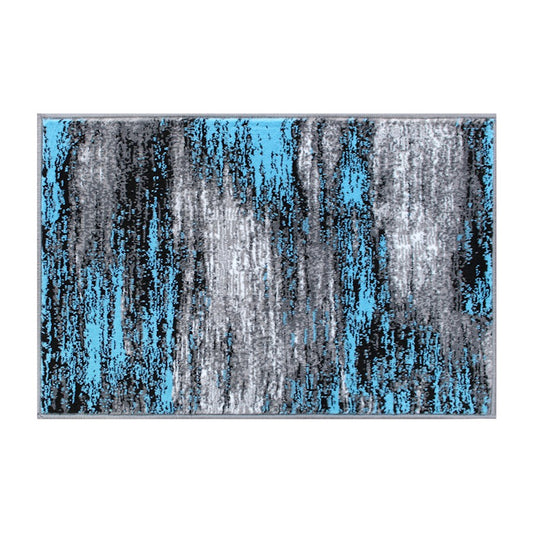 Flash Furniture Rylan 2X3 Abstract Area Rug, Blue