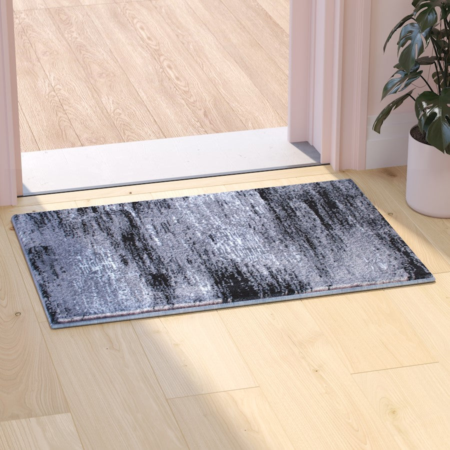 Flash Furniture Rylan 2X3 Abstract Area Rug, Grey